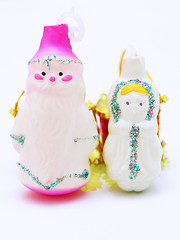 Image showing Russian Christmas characters Father Frost and Snow Maiden