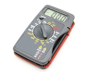 Image showing Multimeter of black color