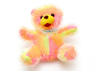 Image showing Children's bright beautiful soft toy 