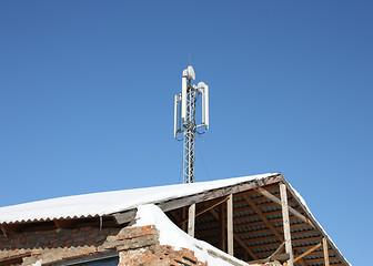 Image showing Antenna mobile communication.