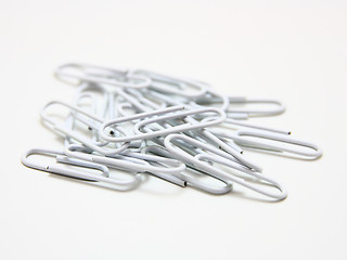 Image showing Color paper clips 