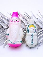 Image showing Russian Christmas characters Father Frost and Snow Maiden 