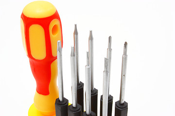 Image showing Set of screw-drivers 