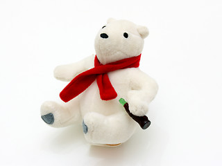 Image showing Children's bright beautiful soft toy 