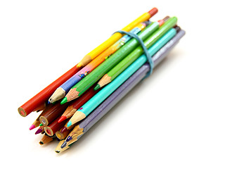 Image showing Colour pencils