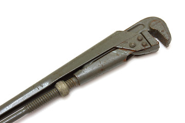 Image showing The big metal wrench 