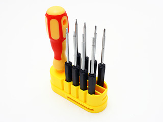 Image showing Set of screw-drivers