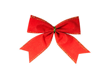 Image showing red bow