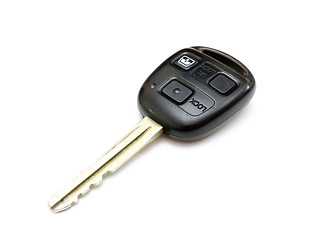 Image showing The key from the car with buttons 