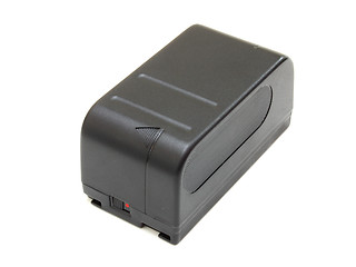 Image showing The black small rectangular accumulator