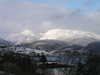 Image showing Winter landscape_ Hardanger_Norway
