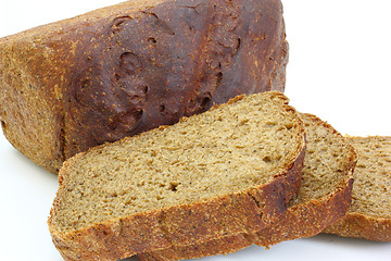 Image showing Black rye bread 