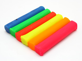 Image showing Color children's plasticine