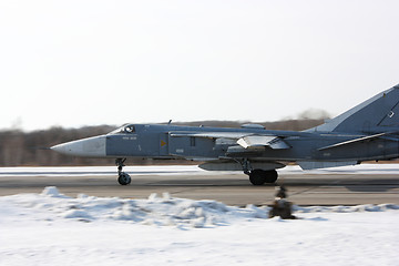 Image showing Su-24 Fencer on take off