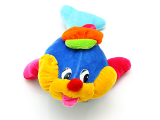 Image showing Children's bright beautiful soft toy 