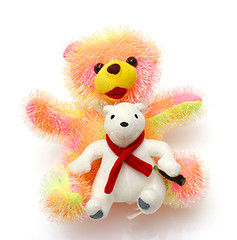 Image showing Children's bright beautiful soft toy