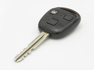 Image showing Car key, object isolated on white background .