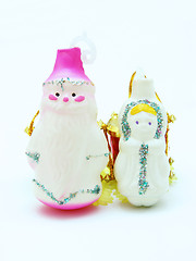 Image showing Russian Christmas characters Father Frost and Snow Maiden 