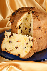 Image showing Panettone, italian Christmas cake