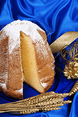 Image showing Pandoro the Christmas cake