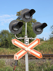 Image showing Railway traffic light