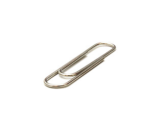 Image showing Paper clip on white