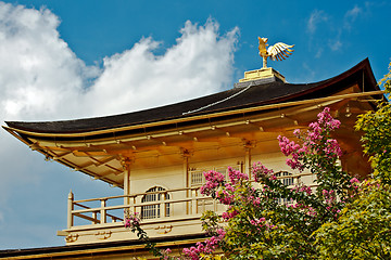 Image showing The Golden Pavilion (Kinkakuji Temple) in Kyoto, Japan