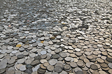 Image showing Many coins