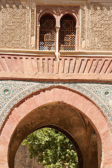 Image showing Wine Gate detail in the Alhambra