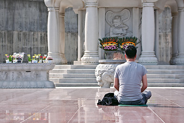 Image showing Praying man