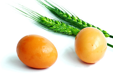 Image showing Egg and wheat