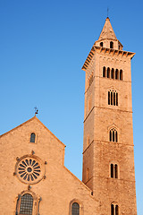 Image showing Trani Cathedral in the sunset light