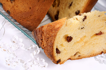 Image showing Panettone, italian Christmas cake