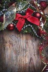 Image showing Christmas Wooden Background