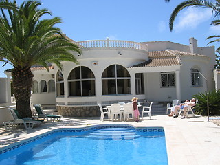 Image showing Spanish villa