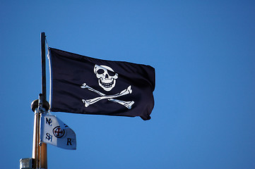 Image showing Pirate flag