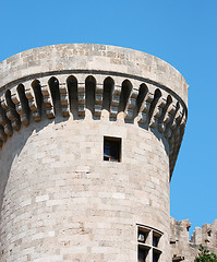 Image showing Knights castle at Rhodos Island, Greece 