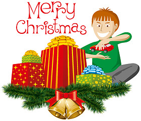 Image showing christmas gifts