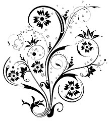 Image showing Abstract flower background