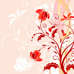 Image showing Flower background