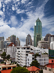 Image showing Metropolis with skyscrapers
