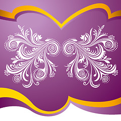 Image showing decor floral background