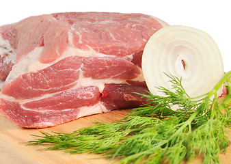 Image showing Piece of pork for roasting