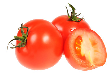 Image showing Three tomato