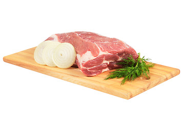 Image showing Piece of pork for roasting