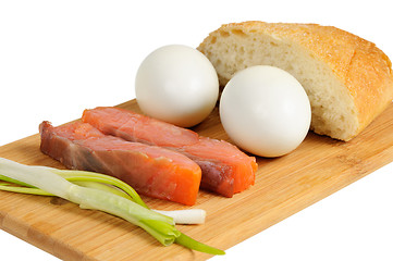 Image showing Light breakfast