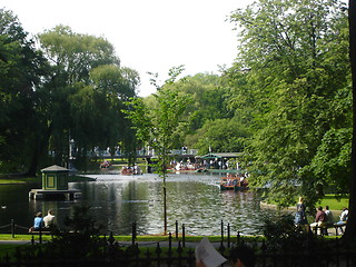 Image showing Garden In Boston