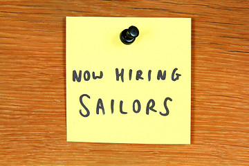 Image showing Sailor career