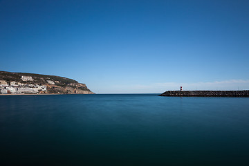 Image showing Lighthouse in port.