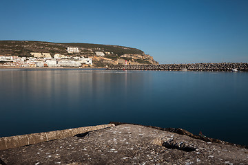 Image showing Lighthouse in port.